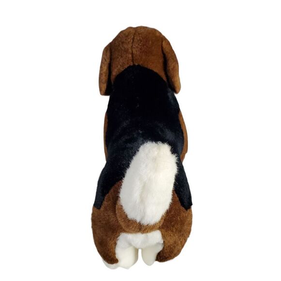 Vintage Douglas Beagle Plush Brown Black Standing Posable Legs Realistic 18" - Picture 4 of 9